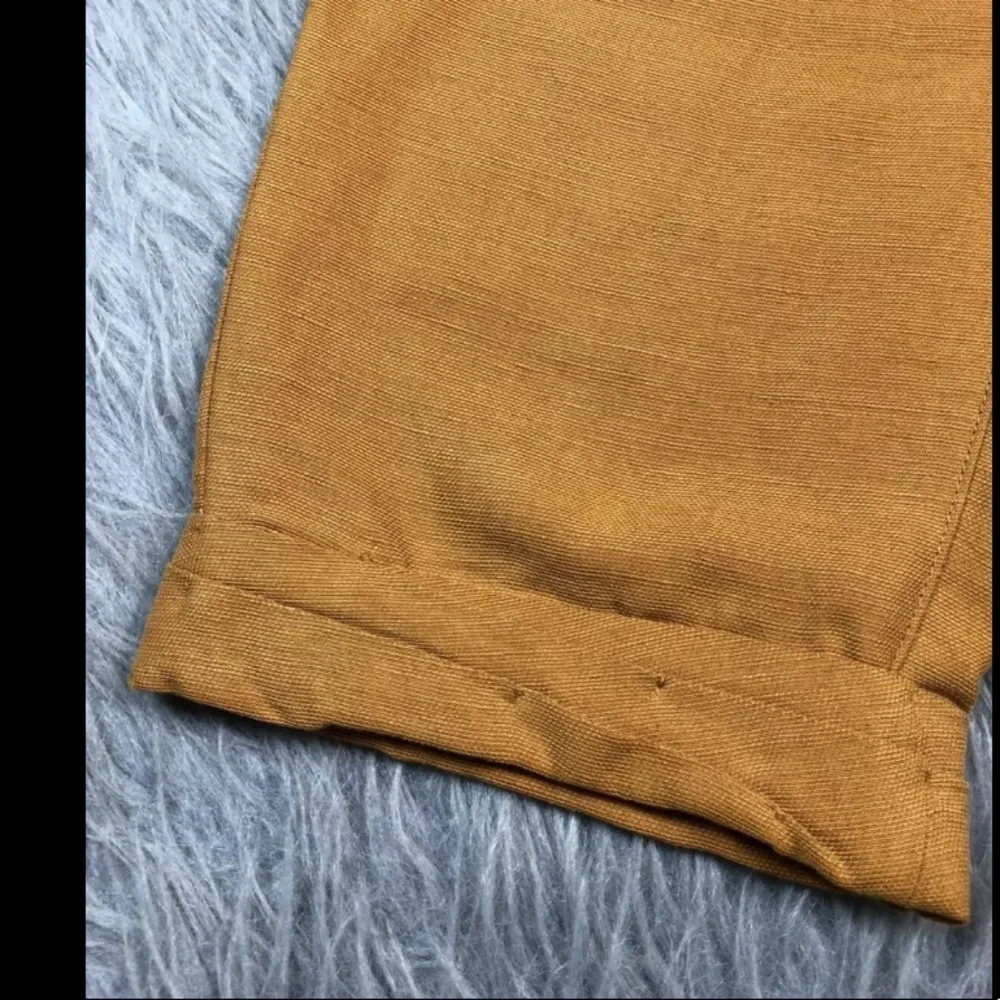 Wilfred Allant Crop Linen Pants Amber Earth Sz 2